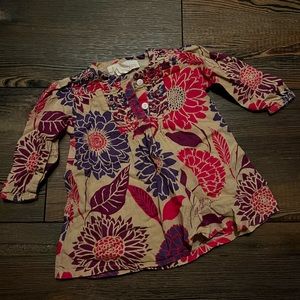 Masala Baby Floral Top - 3-6 months